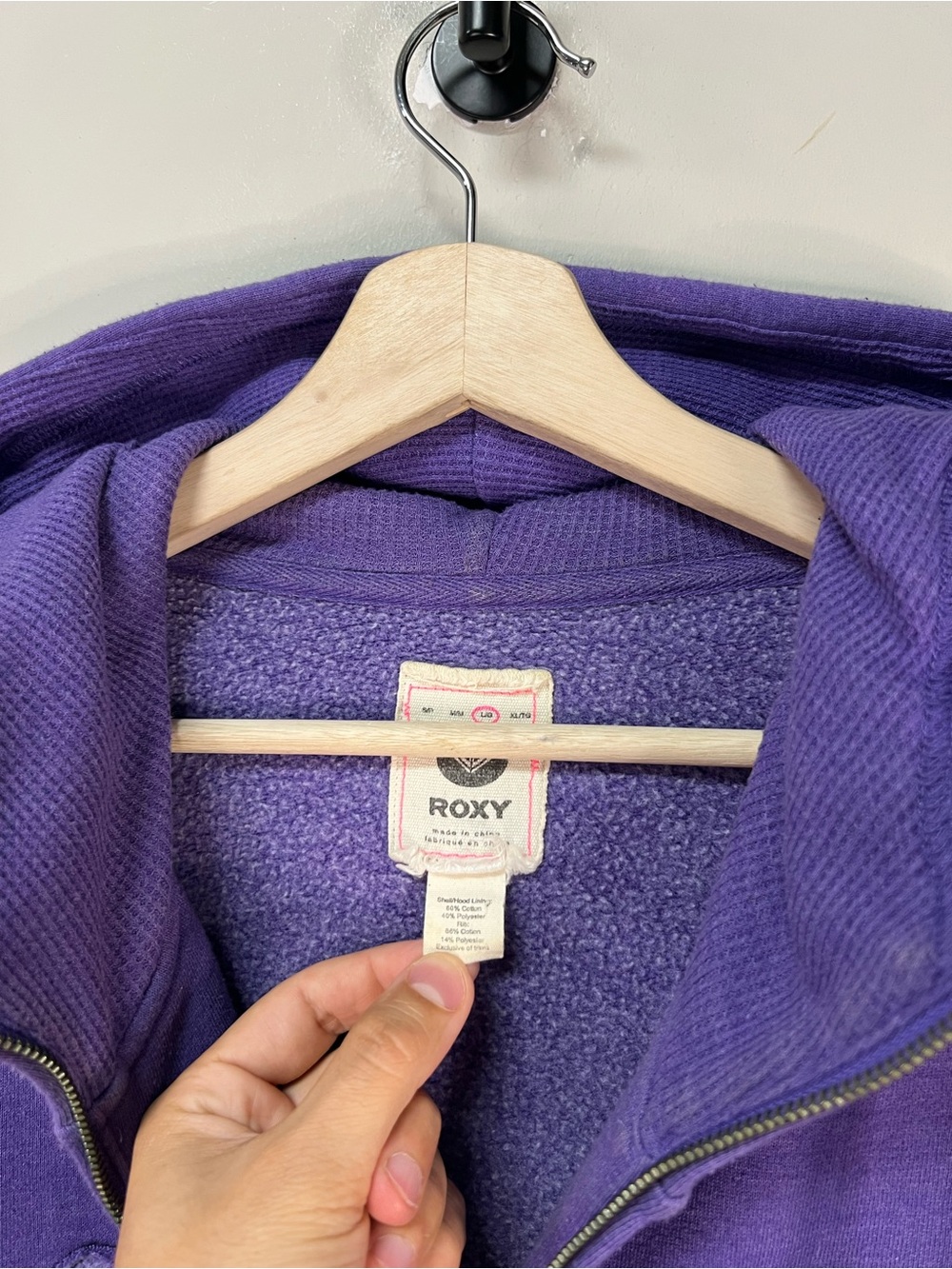 Vtg Roxy Hoodie - Picture 4 of 5